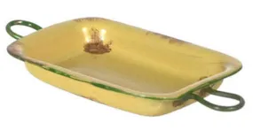 Rectangle Roasting Pan, Gold Enamel, LIMITED STOCK