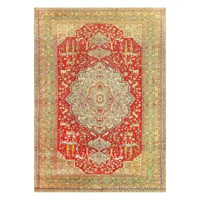 Red Antique Turkish Keysari Rug - 6'2" x 8'8"