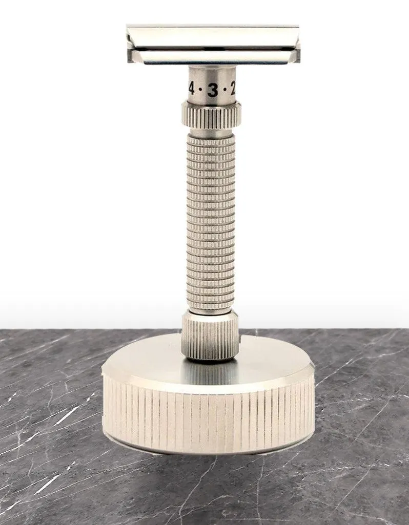 Rex Supply Co - Knurled Stainless Steel Razor Stand