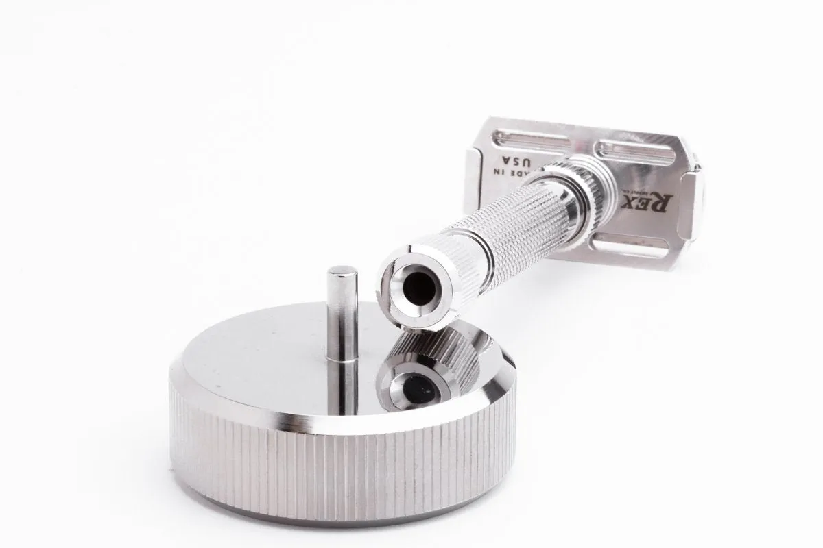 Rex Supply Co - Knurled Stainless Steel Razor Stand