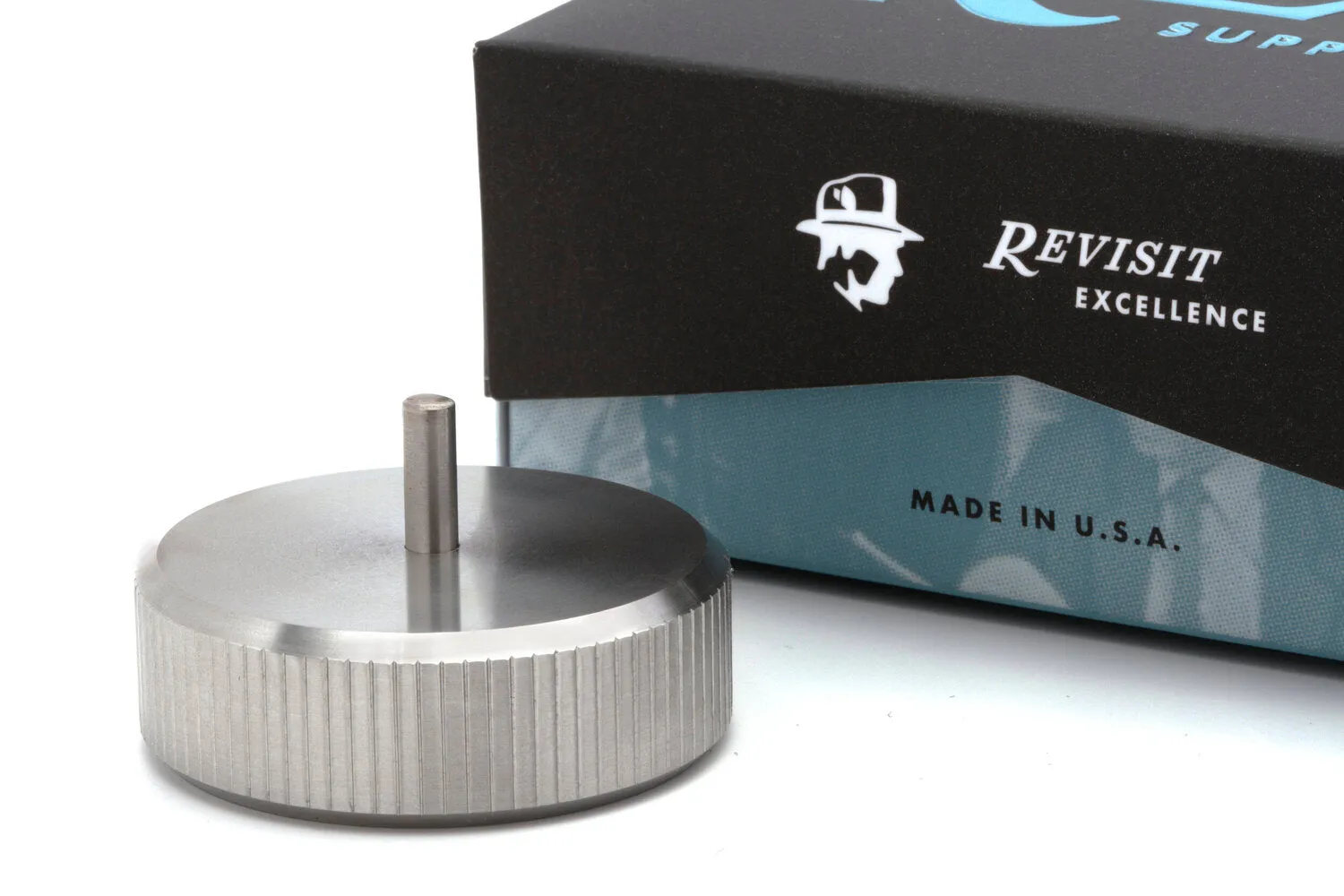 Rex Supply Co - Knurled Stainless Steel Razor Stand