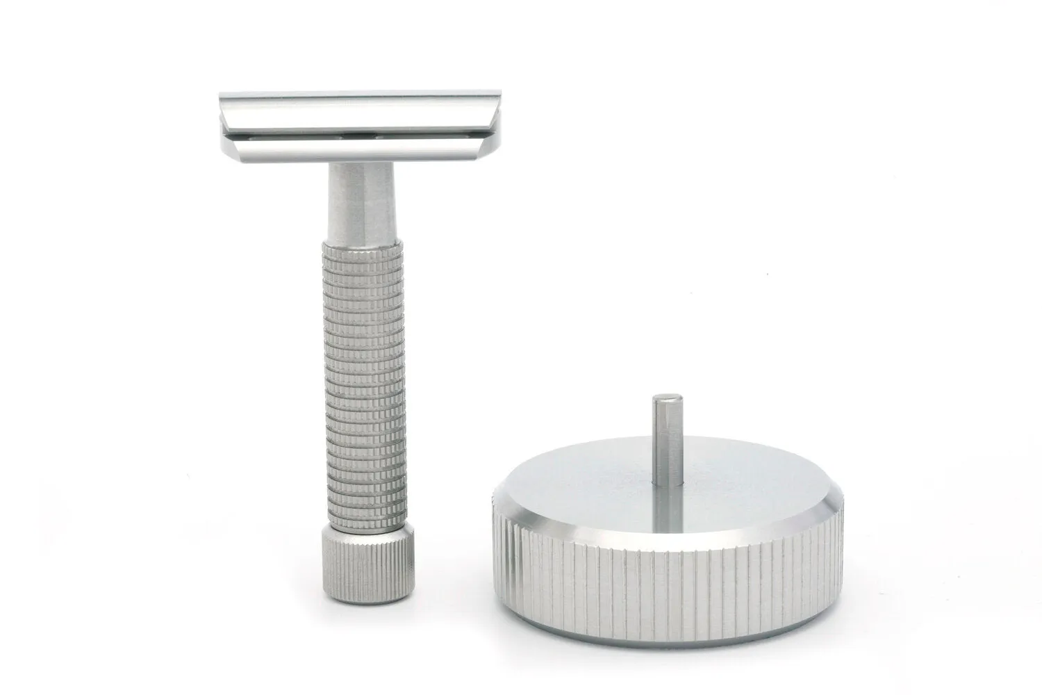 Rex Supply Co - Knurled Stainless Steel Razor Stand