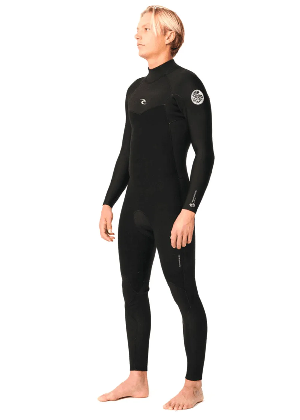 Rip Curl Mens Dawn Patrol Back Zip 3/2mm GBS Steamer Wetsuit