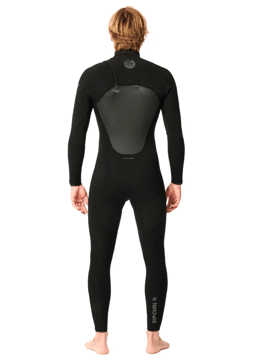 Rip Curl Mens Flashbomb Chest Zip 3/2mm Steamer Wetsuit