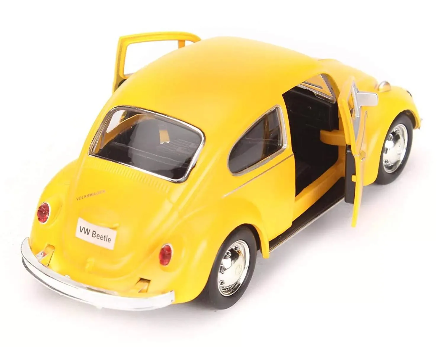 RMZ City Diecast Volkswagen Beetle Scaled Model (Yellow) - Classic Edition