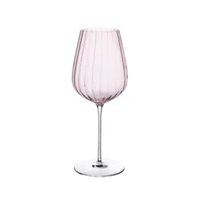 Round Up Dusty Rose Set of 2 Red wine glasses