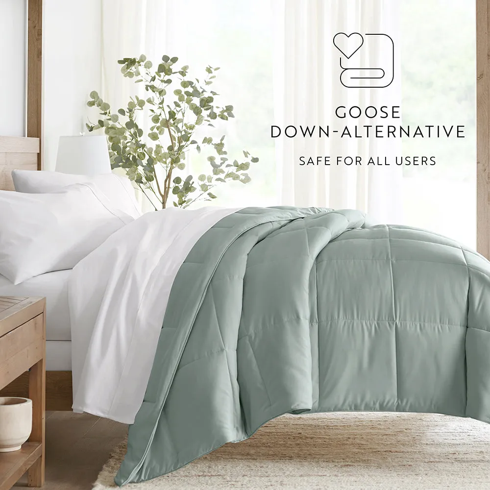 Sale - Solid Down-Alternative Comforter