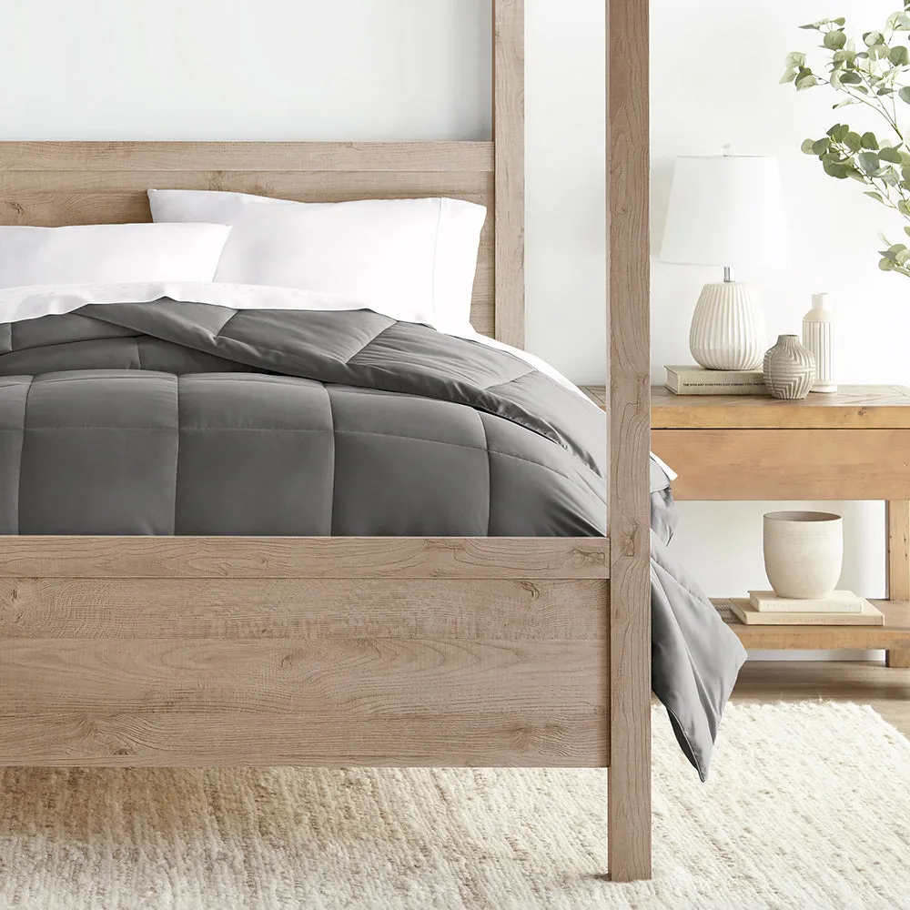 Sale - Solid Down-Alternative Comforter