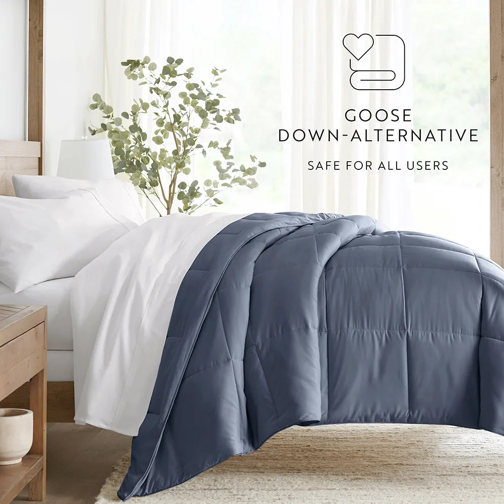 Sale - Solid Down-Alternative Comforter