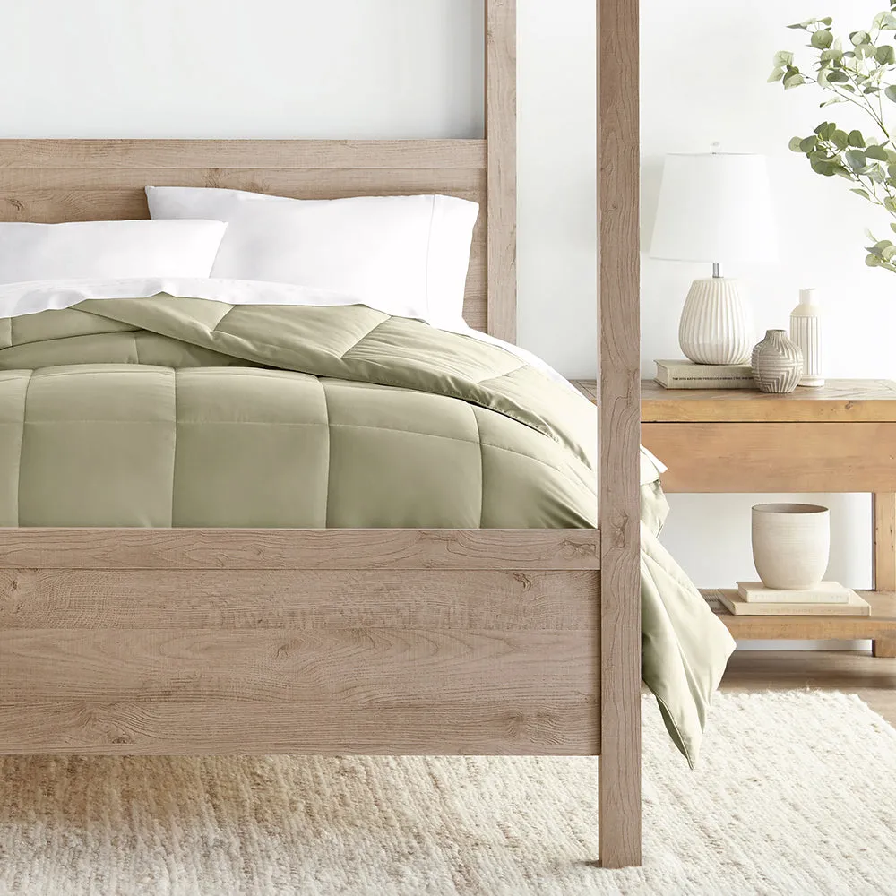 Sale - Solid Down-Alternative Comforter