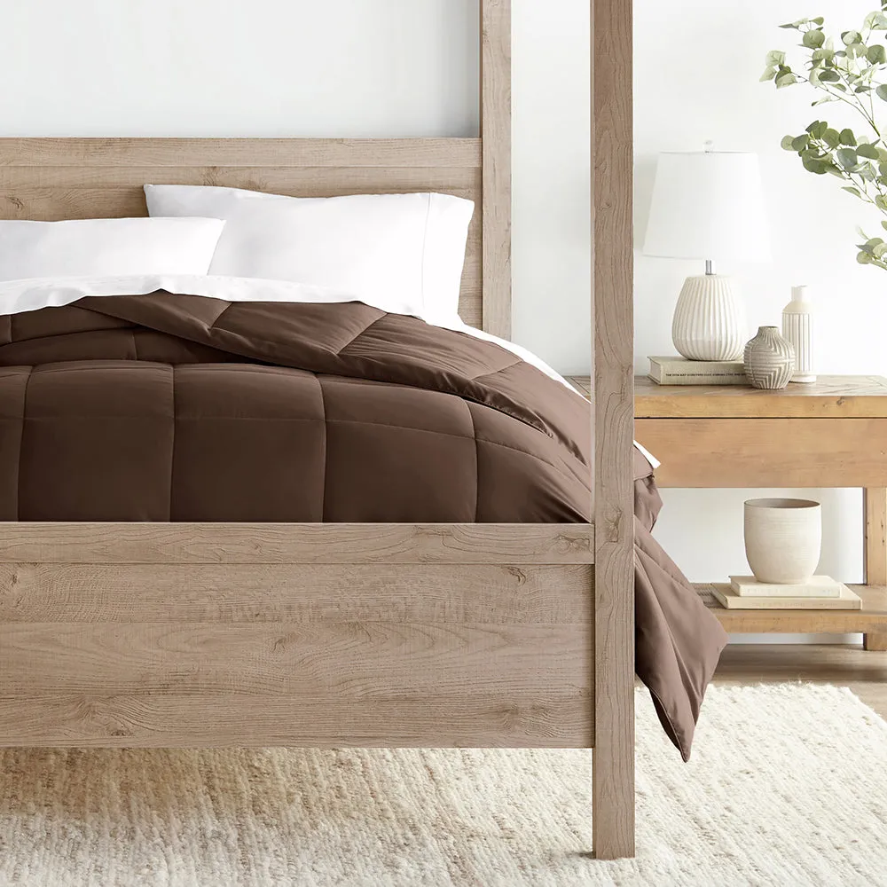 Sale - Solid Down-Alternative Comforter