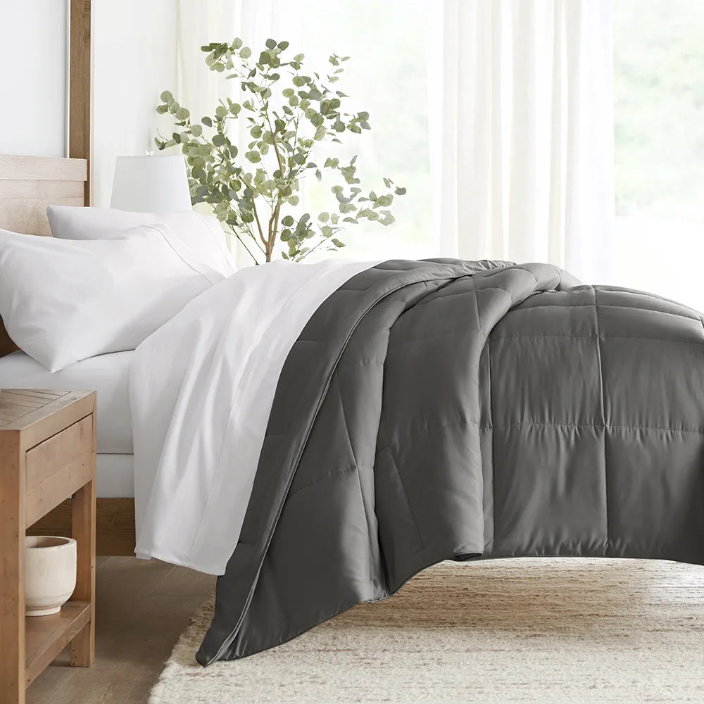 Sale - Solid Down-Alternative Comforter