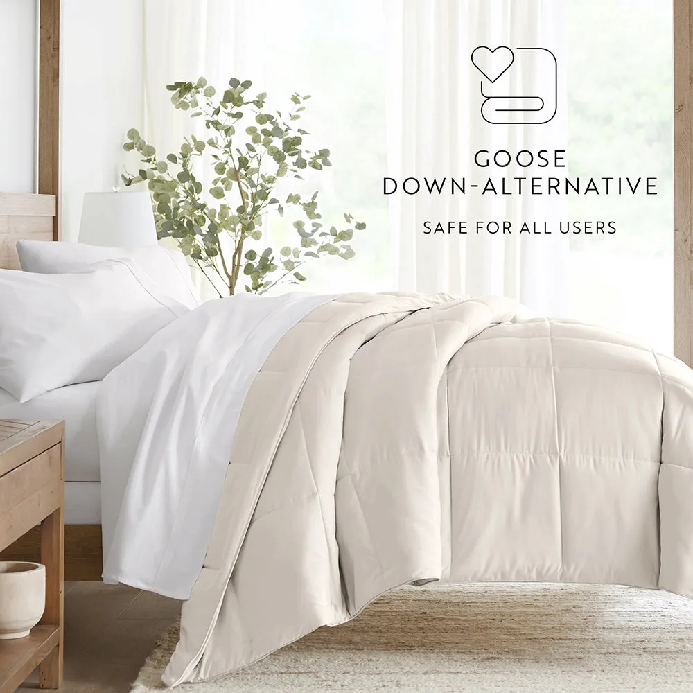 Sale - Solid Down-Alternative Comforter