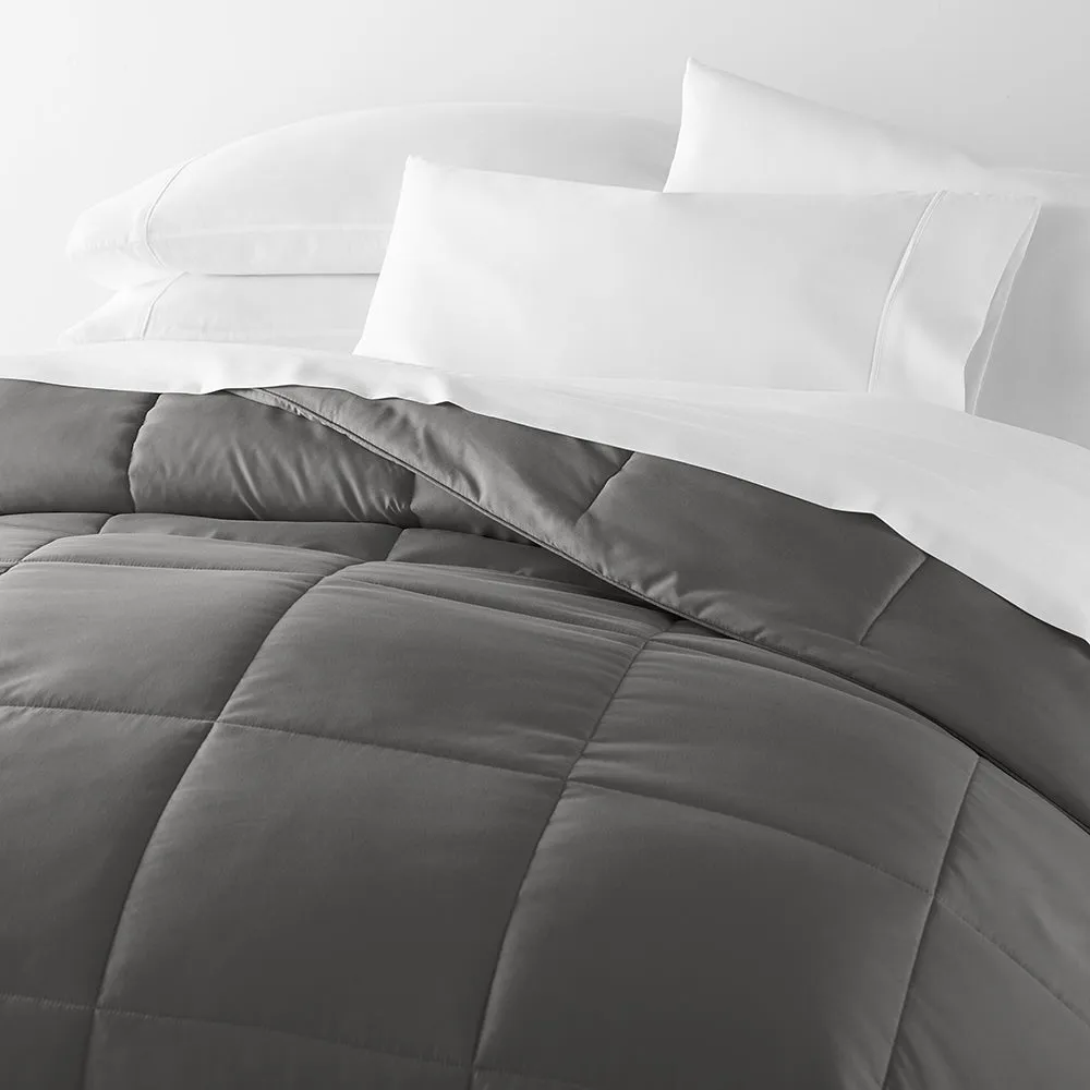 Sale - Solid Down-Alternative Comforter