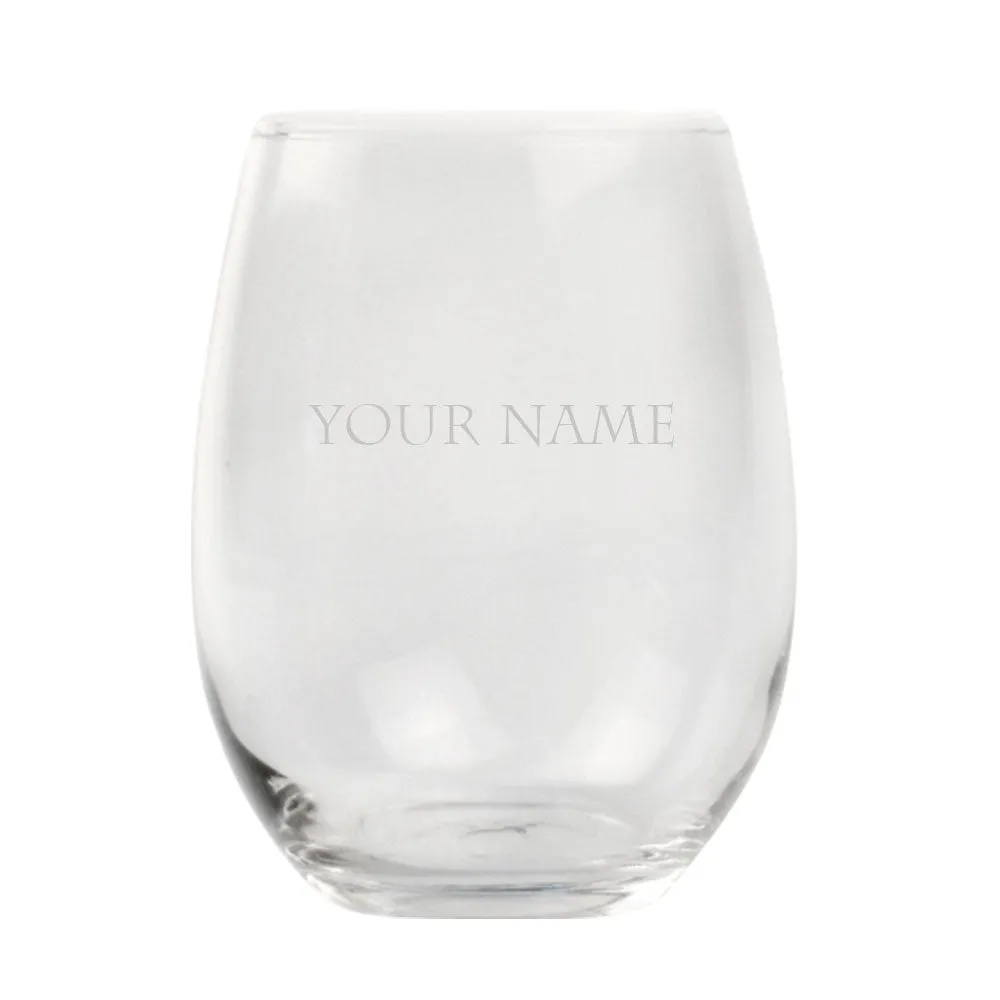 Sassenach Personalized Stemless Wine Glass from Outlander