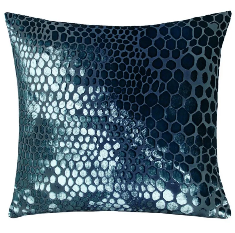 Shark Snakeskin Velvet Pillows by Kevin O'Brien Studio