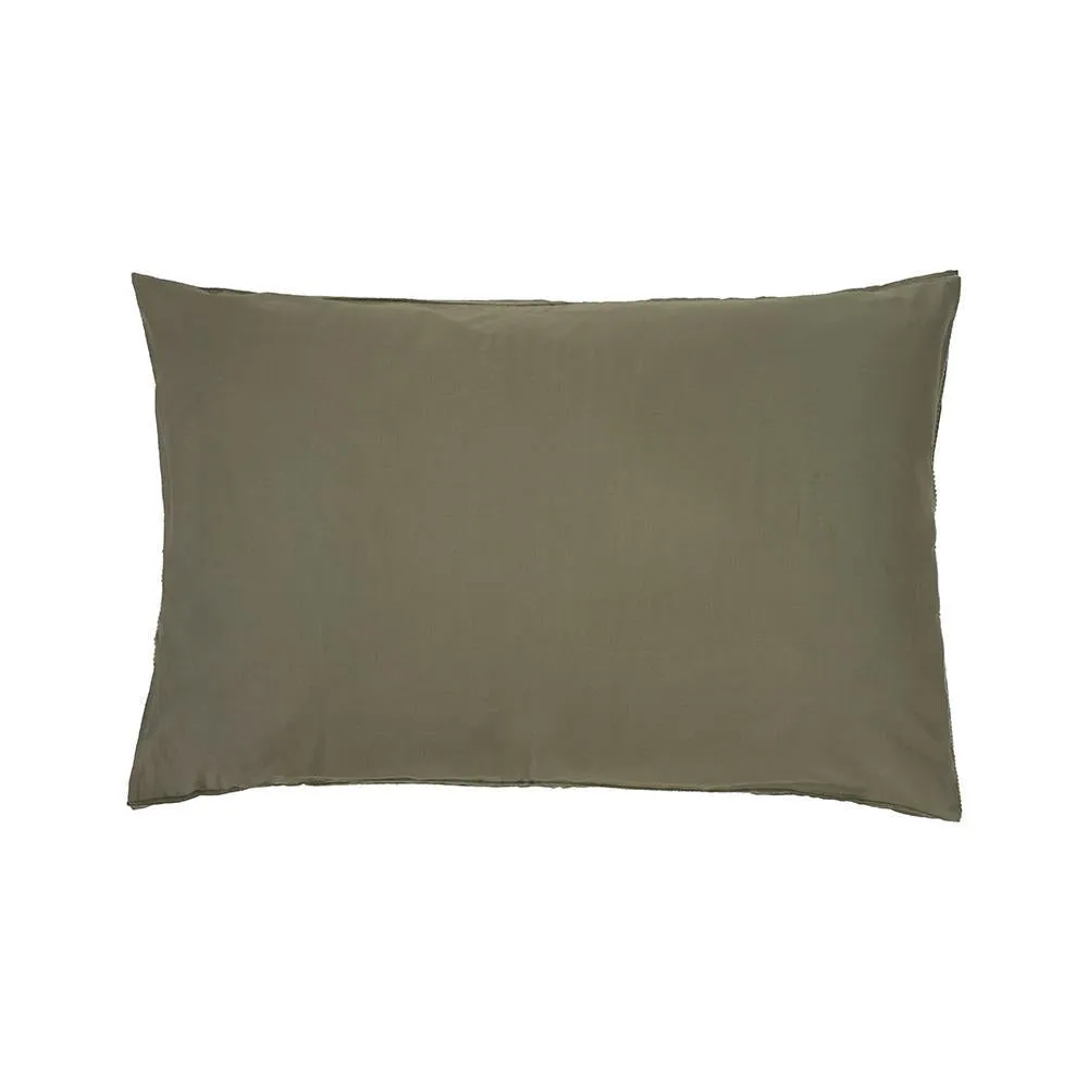 Sloane Quilt Cover Set OLIVE by Bambury