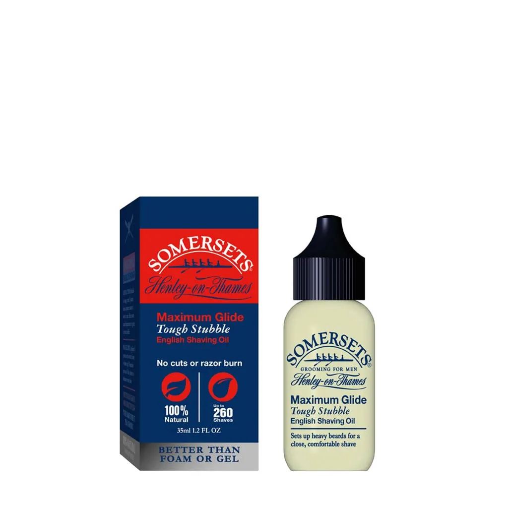 Somersets Shaving Oil for Men - Tough Stubble