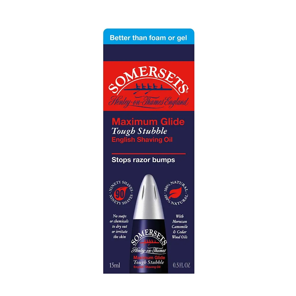 Somersets Shaving Oil for Men - Tough Stubble