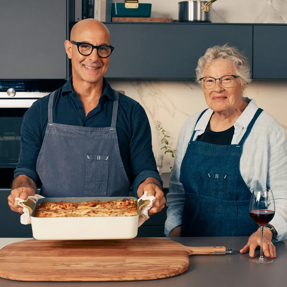 Stanley Tucci™ Ceramic Nonstick Lasagna Pan | Venetian Teal