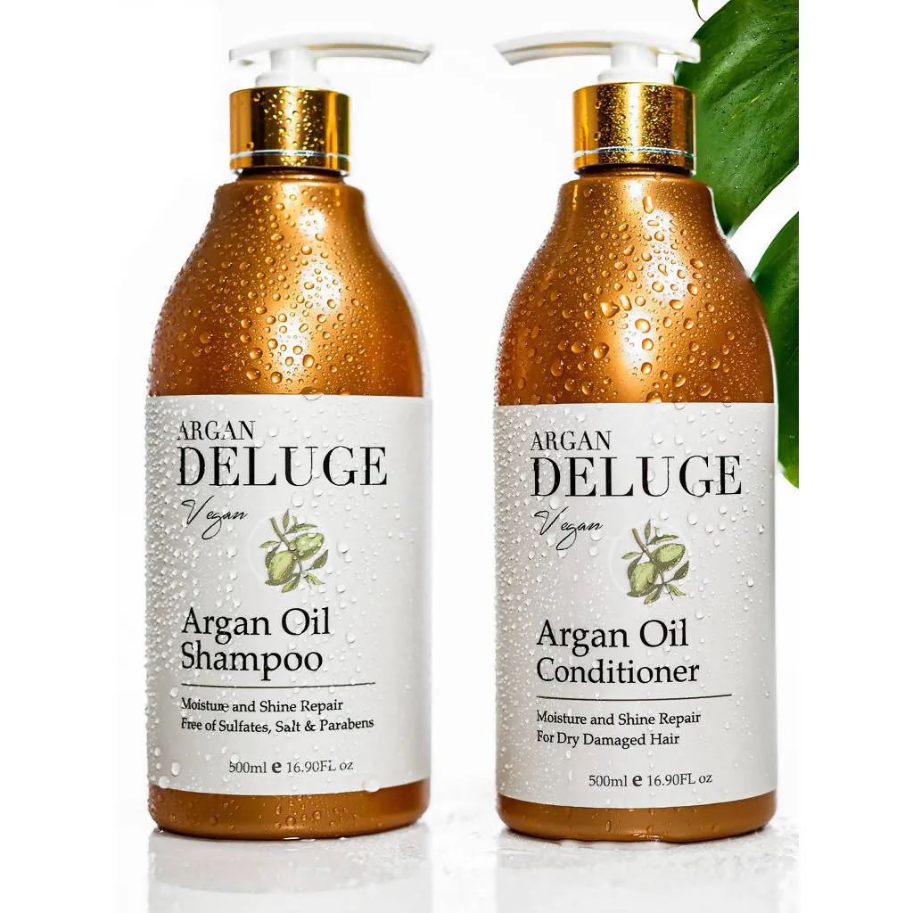 Sulfate Free Argan Oil Shampoo and Conditioner - 16.9 oz each