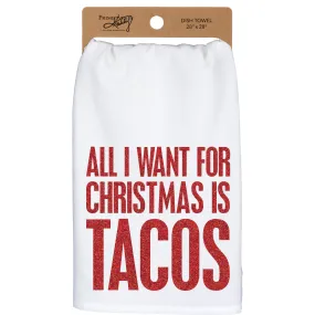 Tacos Christmas Towel