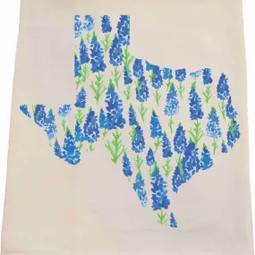 Texas Bluebonnets Tea Towel