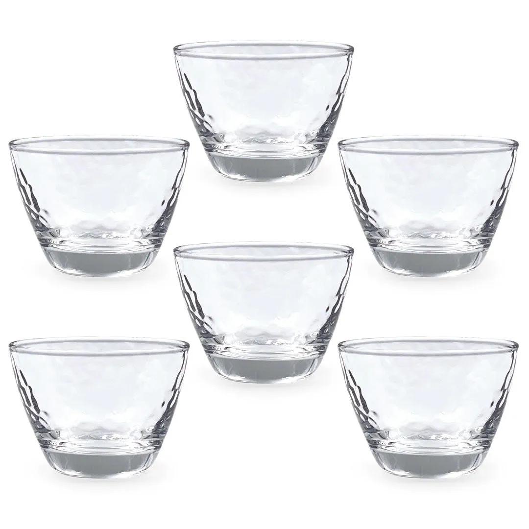 Textured Glass Sake Cup 2.5 fl oz (Set of 6)