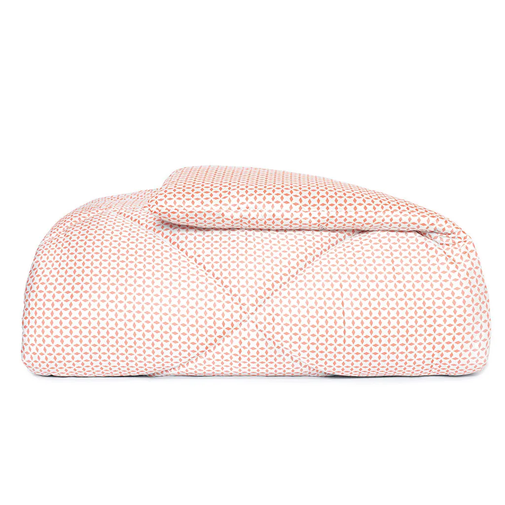 The Ellis Coral Comforter