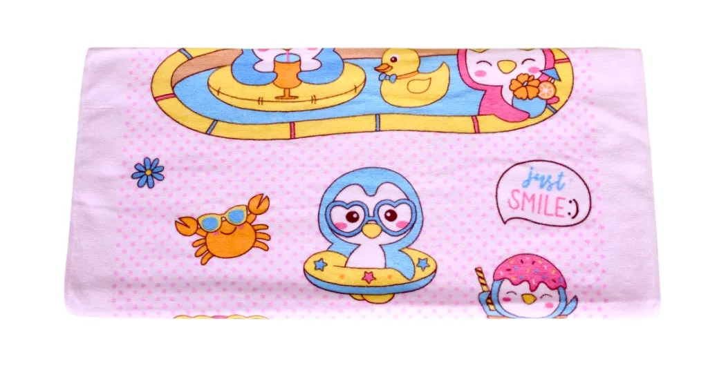 THE LITTLE LOOKERS Super Soft/High Absorbency Towel/Bath Towel / 100% Cotton Washcloth(450GSM) for New Born Baby/Infants/Toddlers