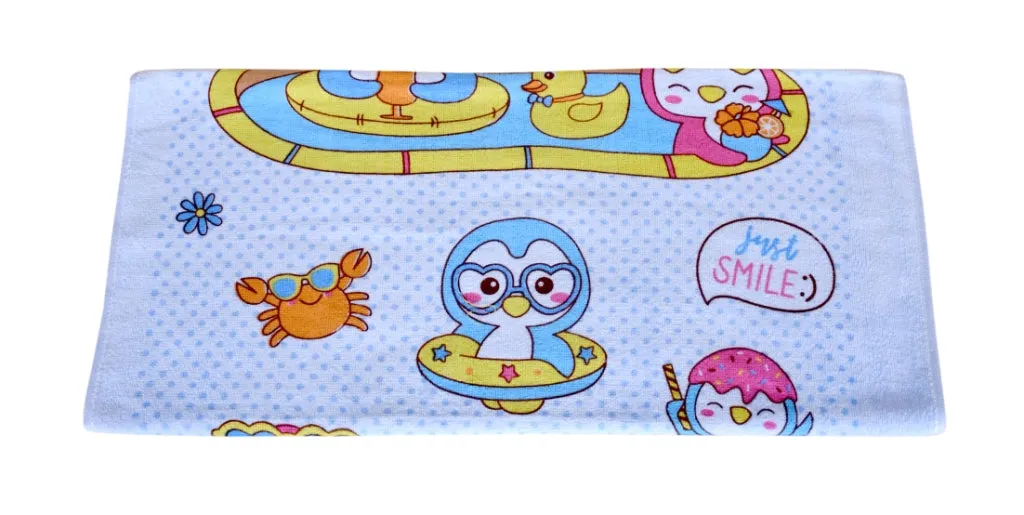 THE LITTLE LOOKERS Super Soft/High Absorbency Towel/Bath Towel / 100% Cotton Washcloth(450GSM) for New Born Baby/Infants/Toddlers