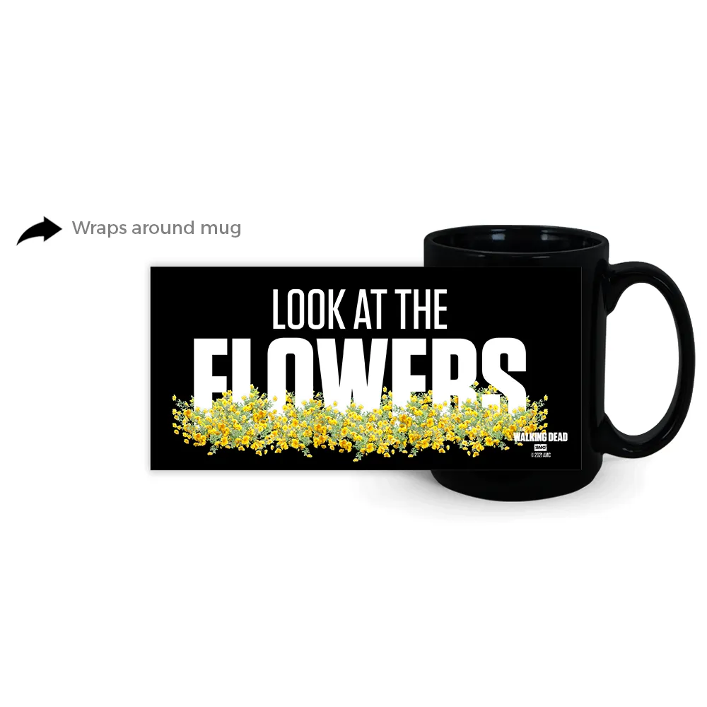 The Walking Dead Look At The Flowers Black Mug