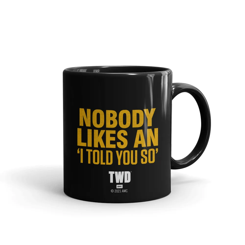 The Walking Dead Negan Told You So Black Mug