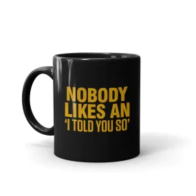 The Walking Dead Negan Told You So Black Mug