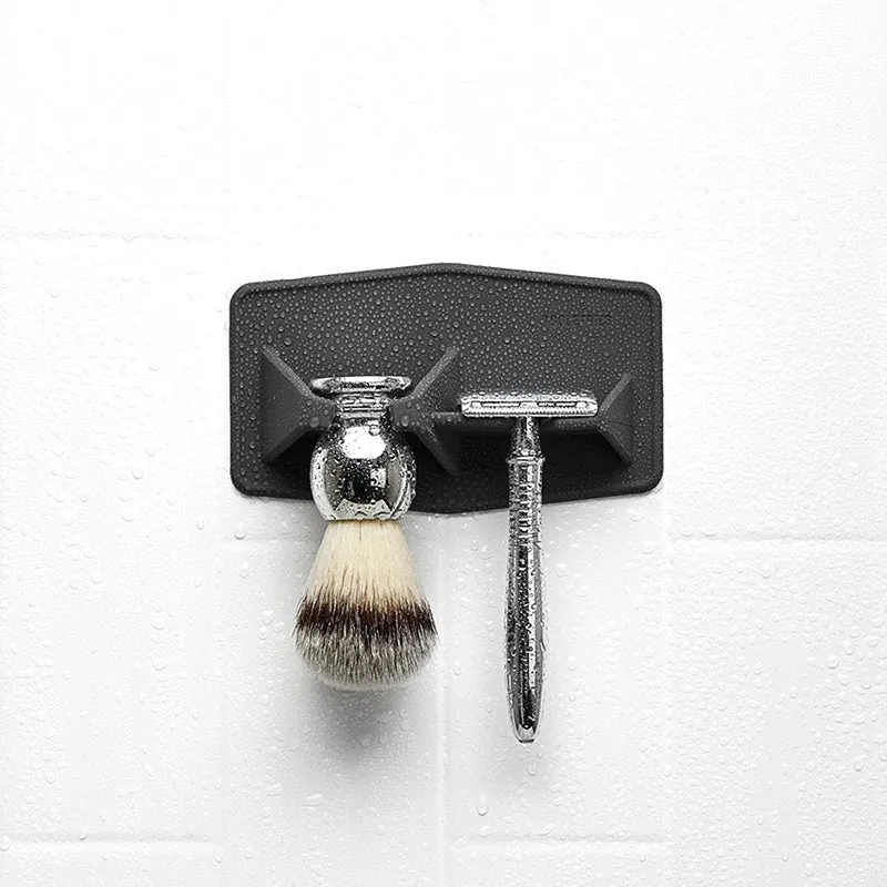 Tooletries - The Maverick, Razor and Brush Rack, Charcoal