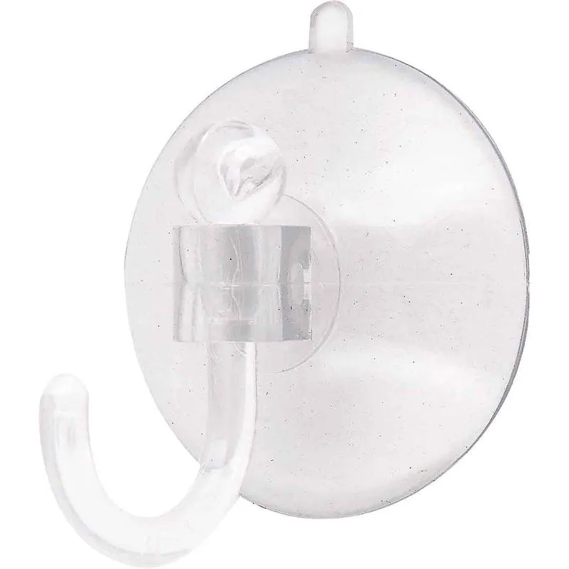 Transparent Rubber Vacuum Sucker Hooks Hanger Strong Suction Cup Bathroom Kitchen Window Wall (pack of 6 pcs)