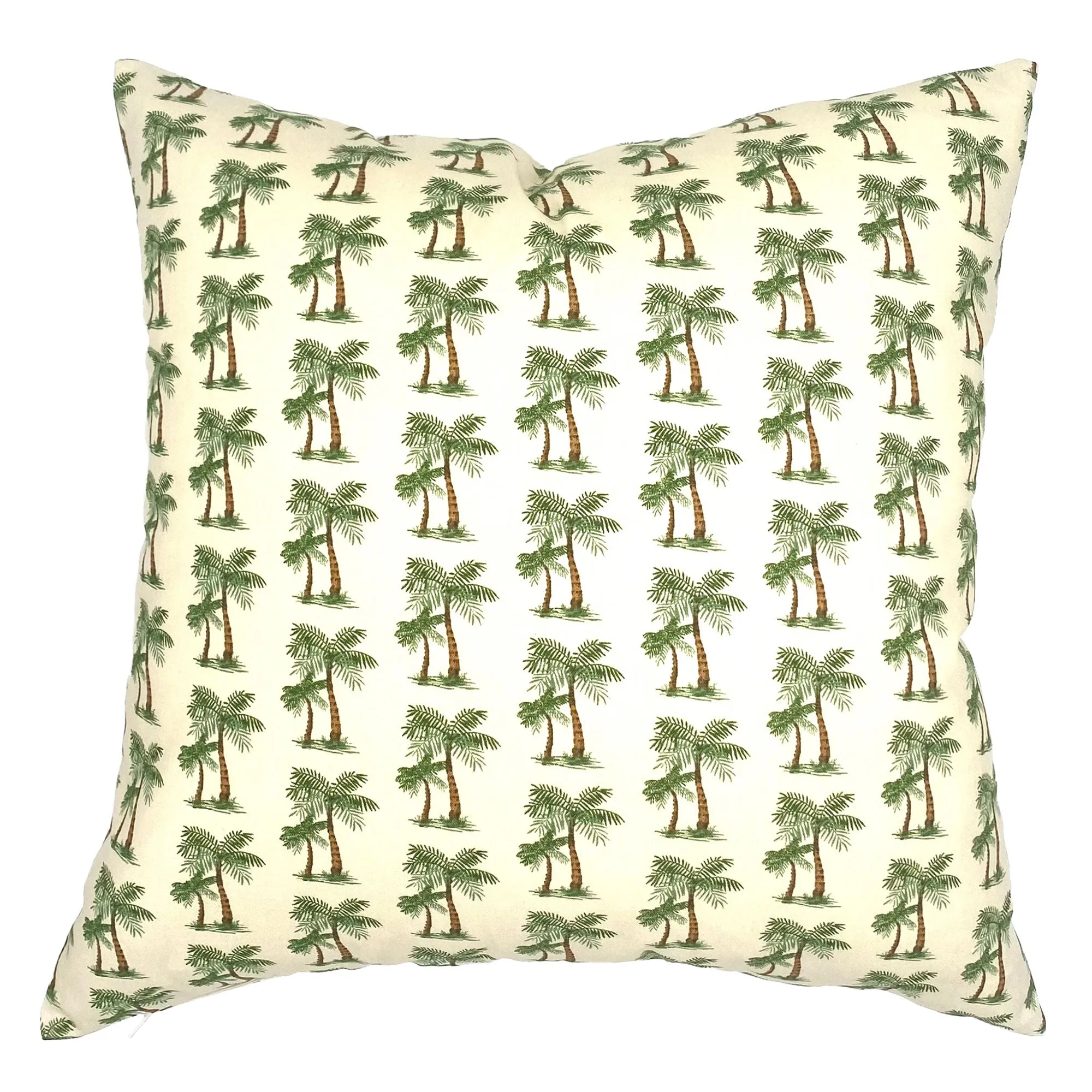 Tropical Palm Tree Throw Pillow Cover 22x22