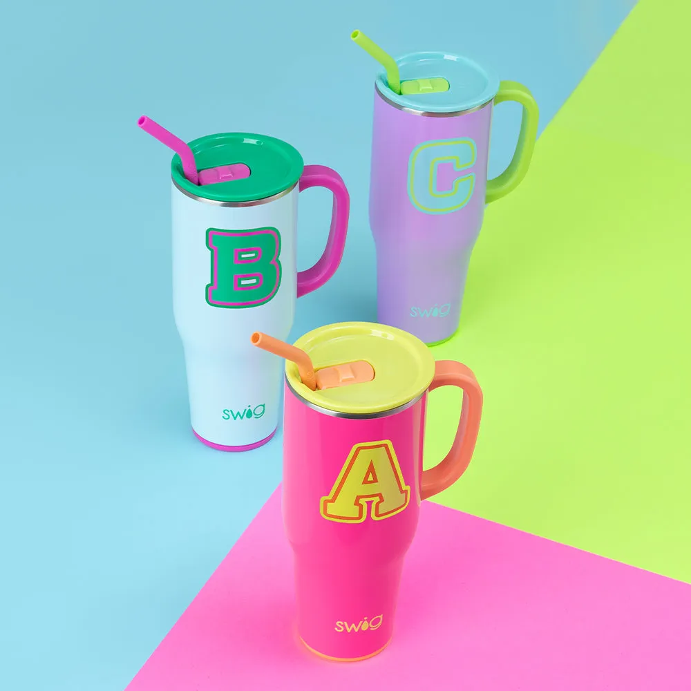 Tutti Frutti Initial K Mega Mug 40oz