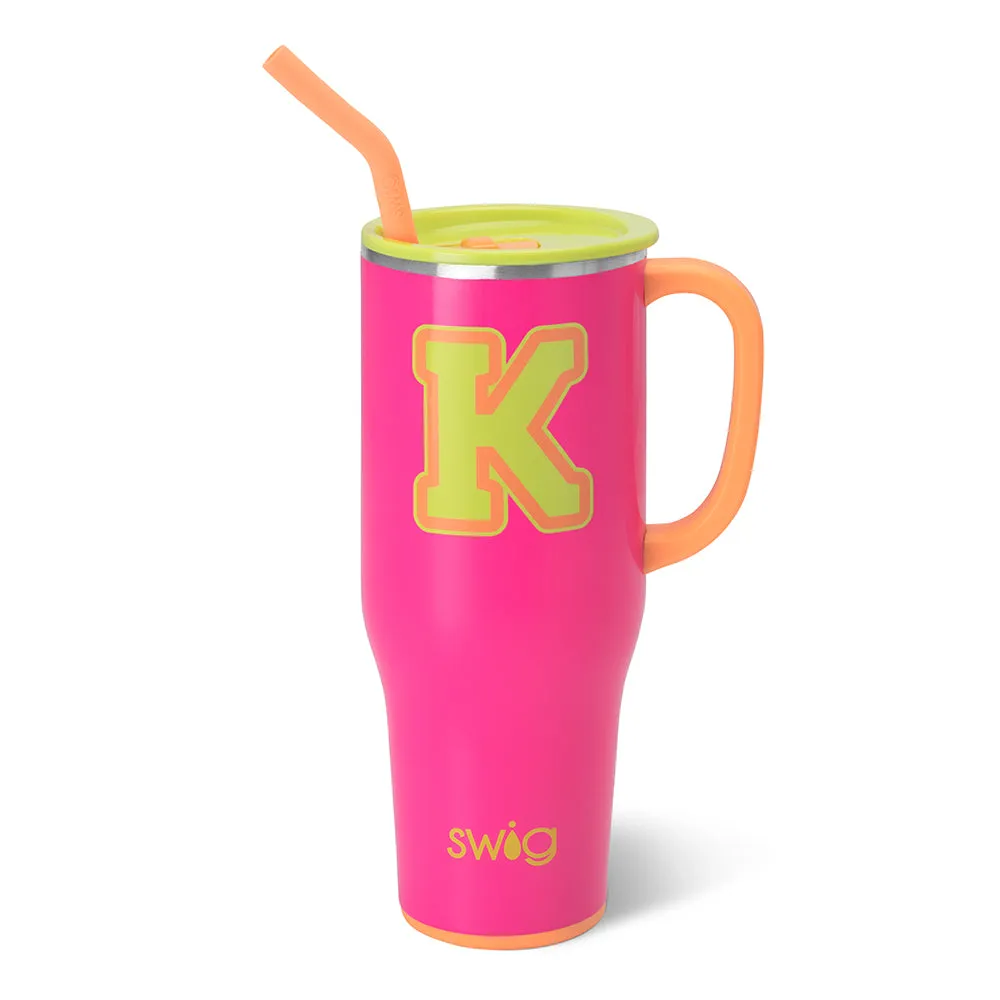 Tutti Frutti Initial K Mega Mug 40oz