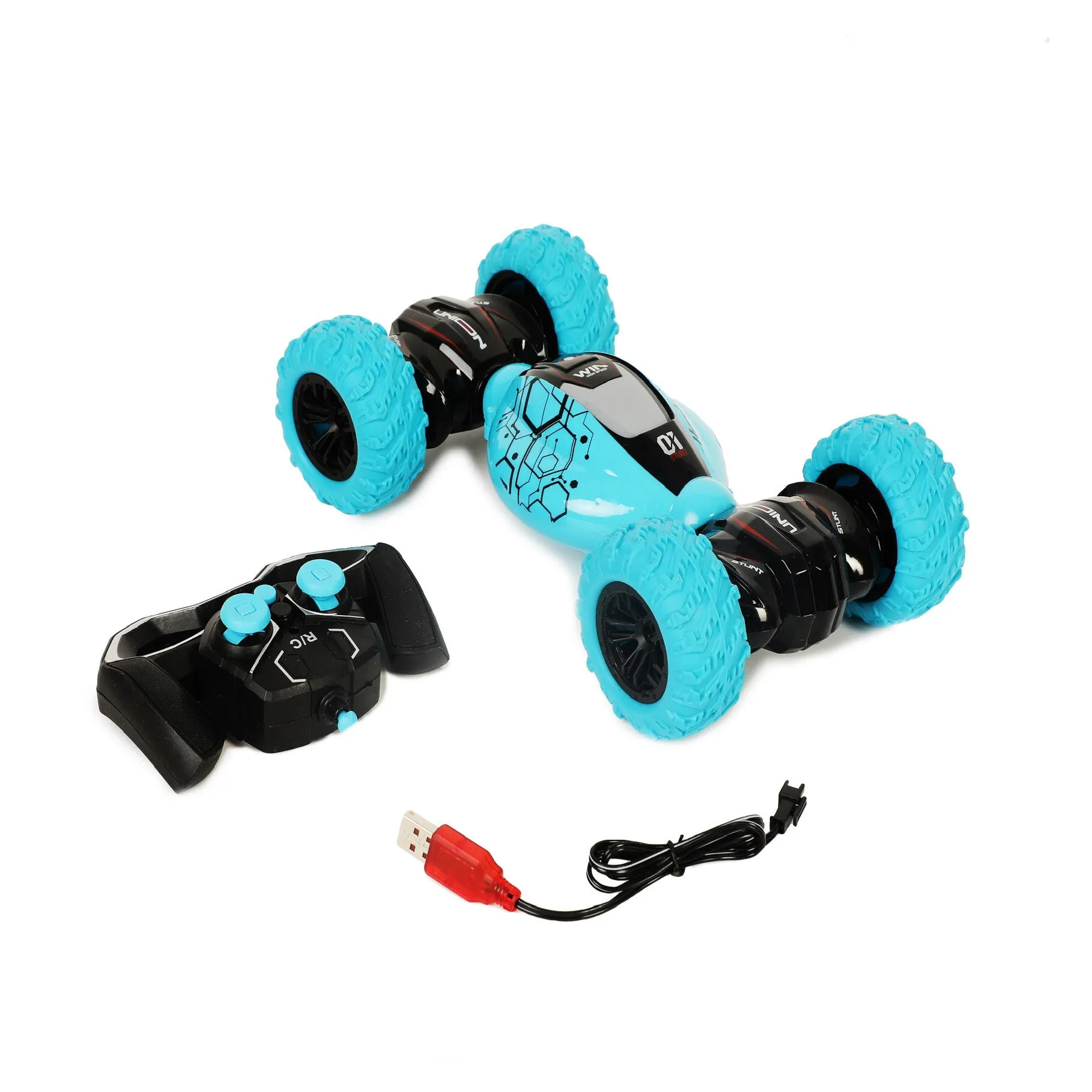 Twisting Stunt Rechargeable remote Car 1:16 Scale RC - Double Side Stunt Reversal