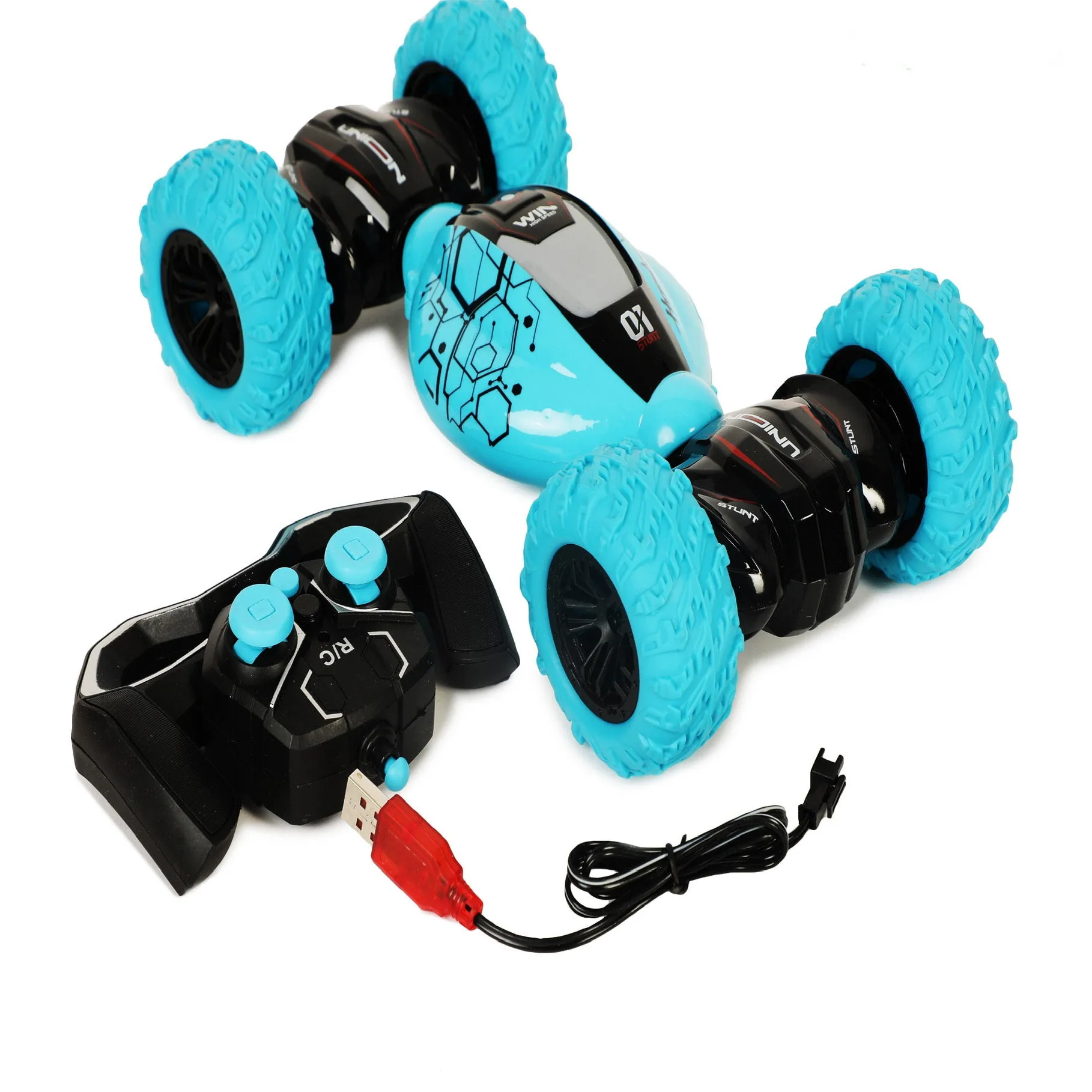 Twisting Stunt Rechargeable remote Car 1:16 Scale RC - Double Side Stunt Reversal