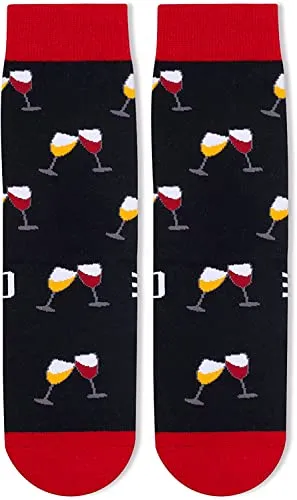 Unique Wine Socks Ideal Gifts for Drinkers Funny Wine Gift for Women, Wine Lover Gift