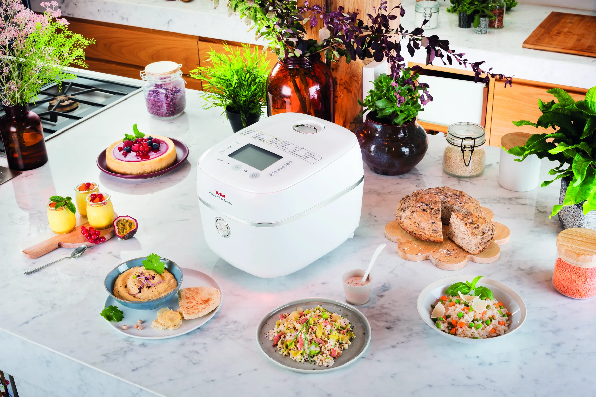 User manual and frequently asked questions Tefal Multicook and Grains RK900 Rice and Grains Cooker