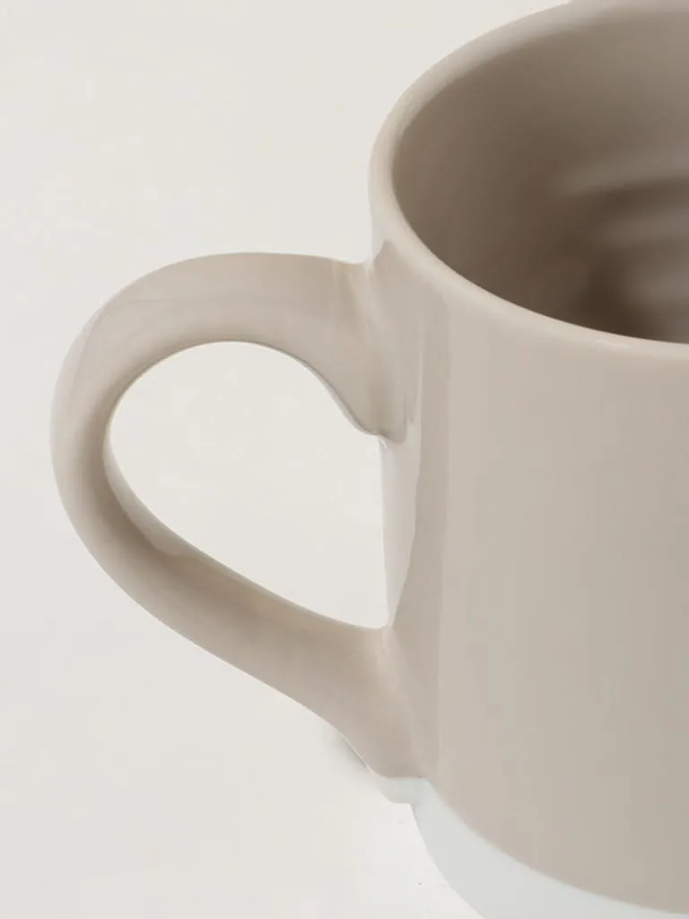 Westside Home Grey Half N Half Mug