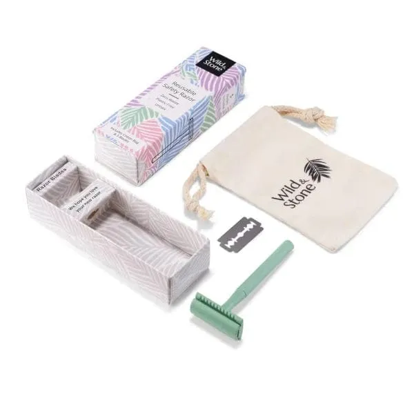 Wild & Stone Plastic-free Safety Razor (Purple)