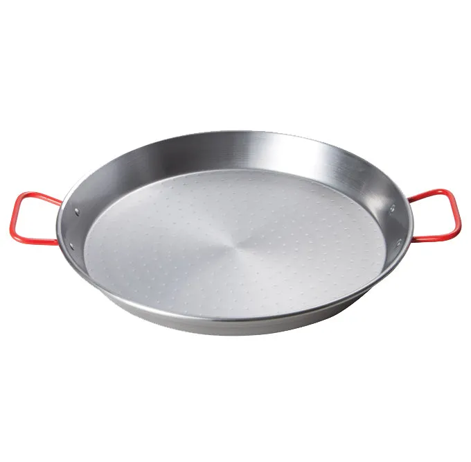 Winco 23.6" Paella Pan, Polished Carbon Steel