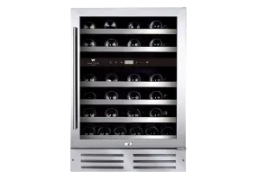 Wine Cell'R WC46SSTDZ5 22.5" 2-Zone Temperature Wine Cabinet