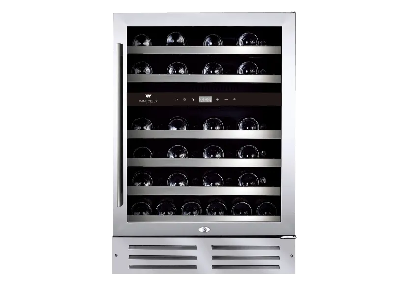 Wine Cell'R WC46SSTDZ5 22.5" 2-Zone Temperature Wine Cabinet