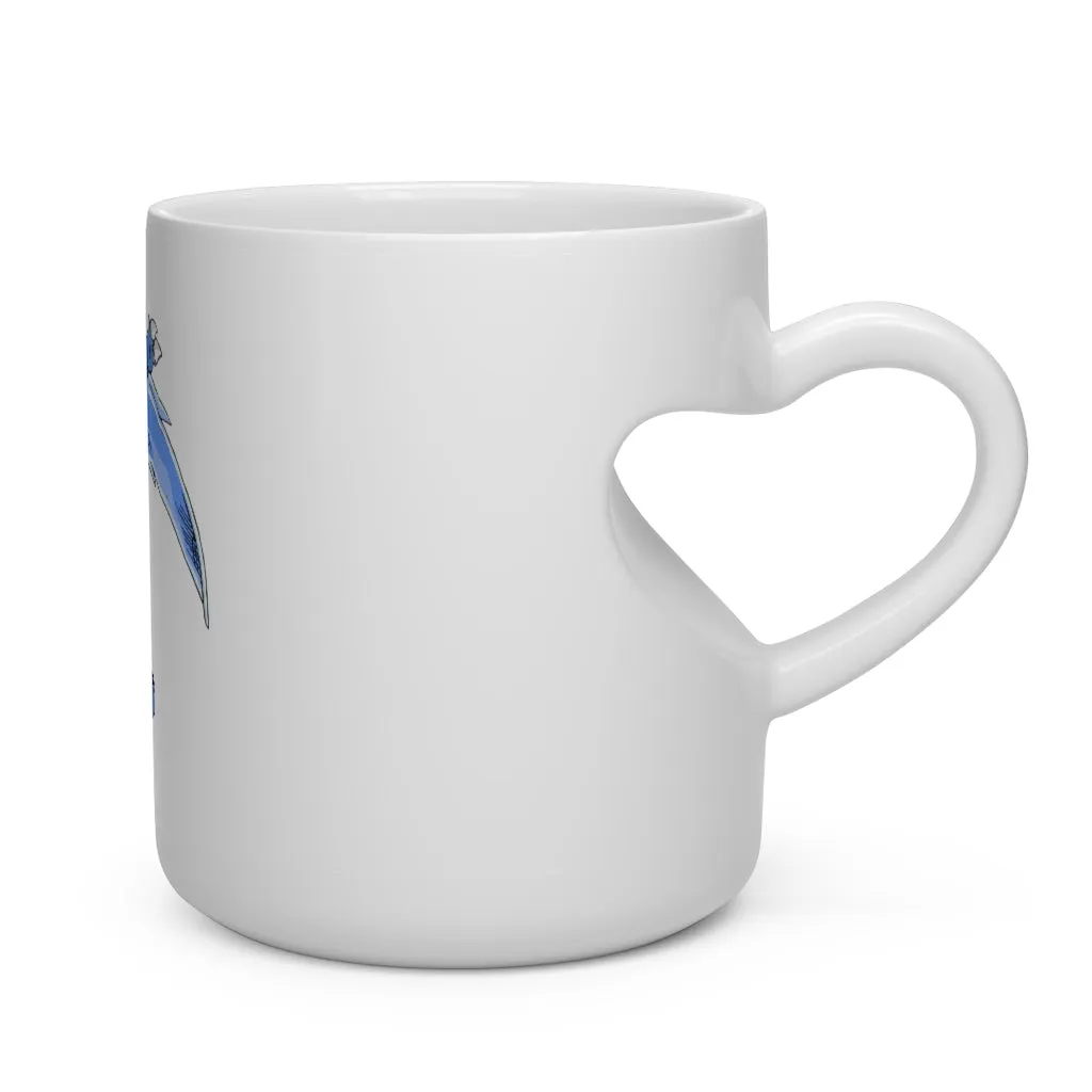 Wolwing Heart Shape Mug