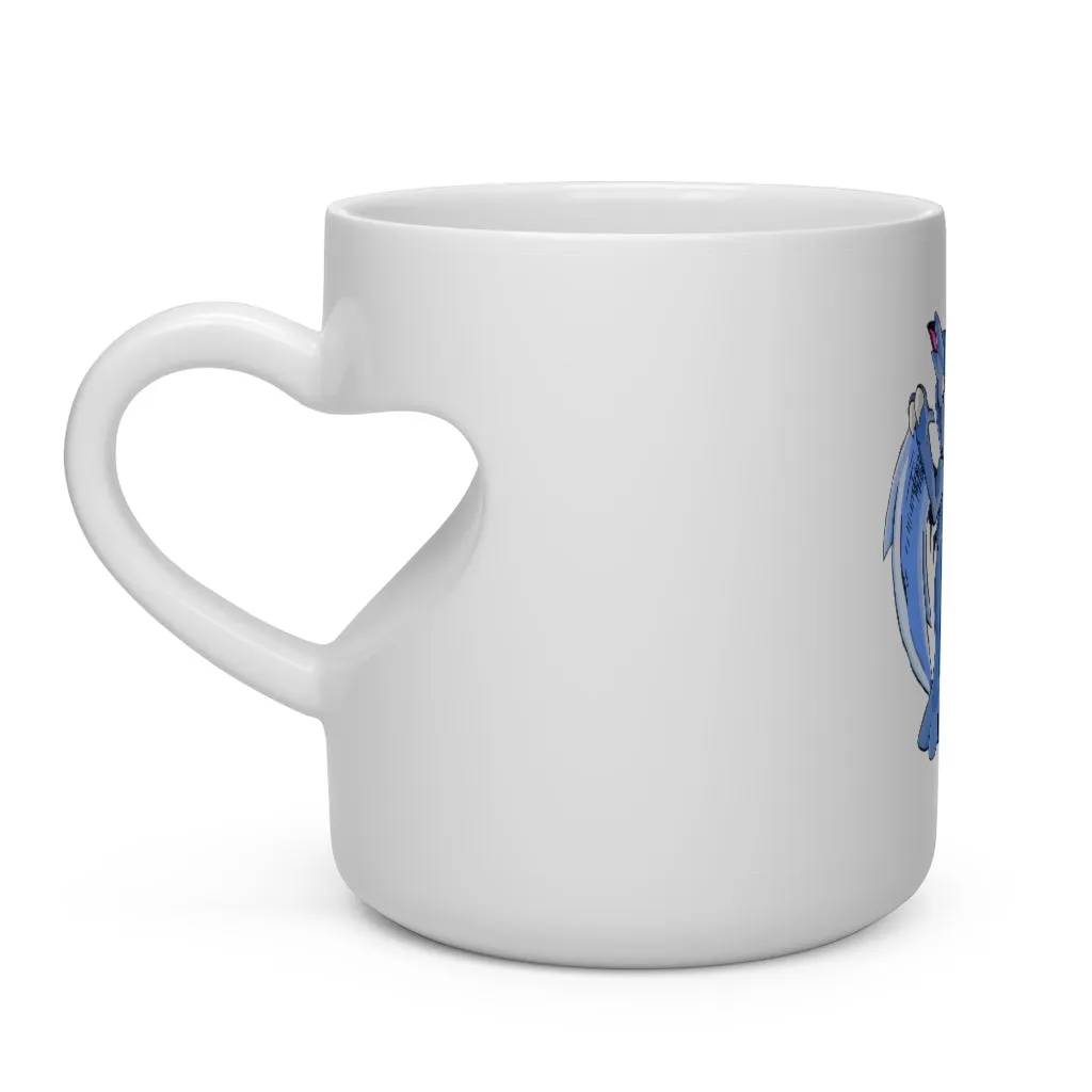 Wolwing Heart Shape Mug